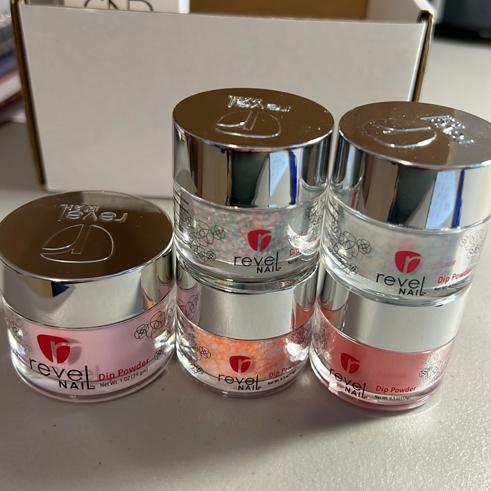 Revel Nail Dip Powder LOT